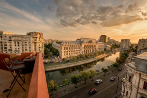 Rooftop BEST VIEW in Bucharest - Baroque Apt.